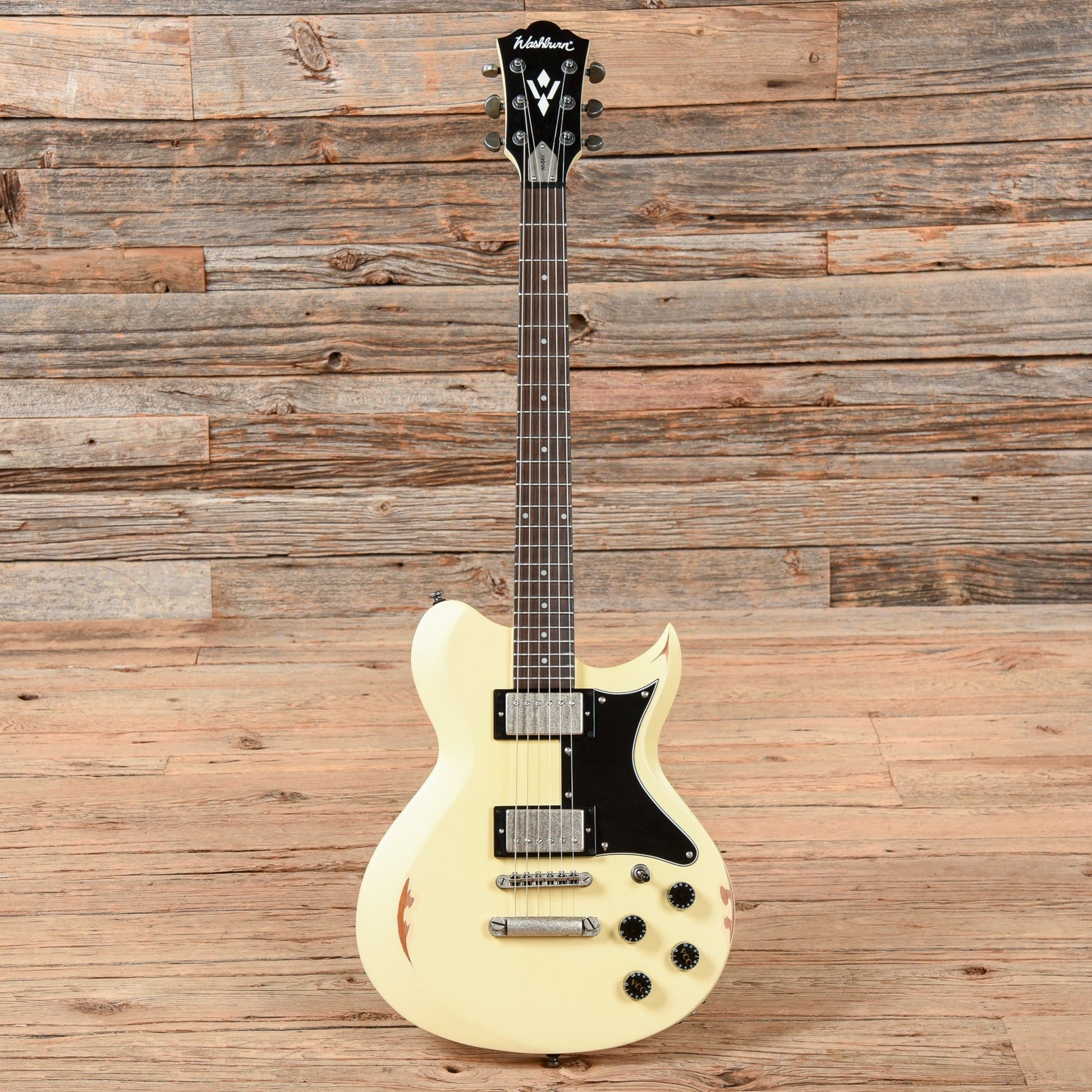 Washburn WI-64V Aged White Electric Guitars / Solid Body