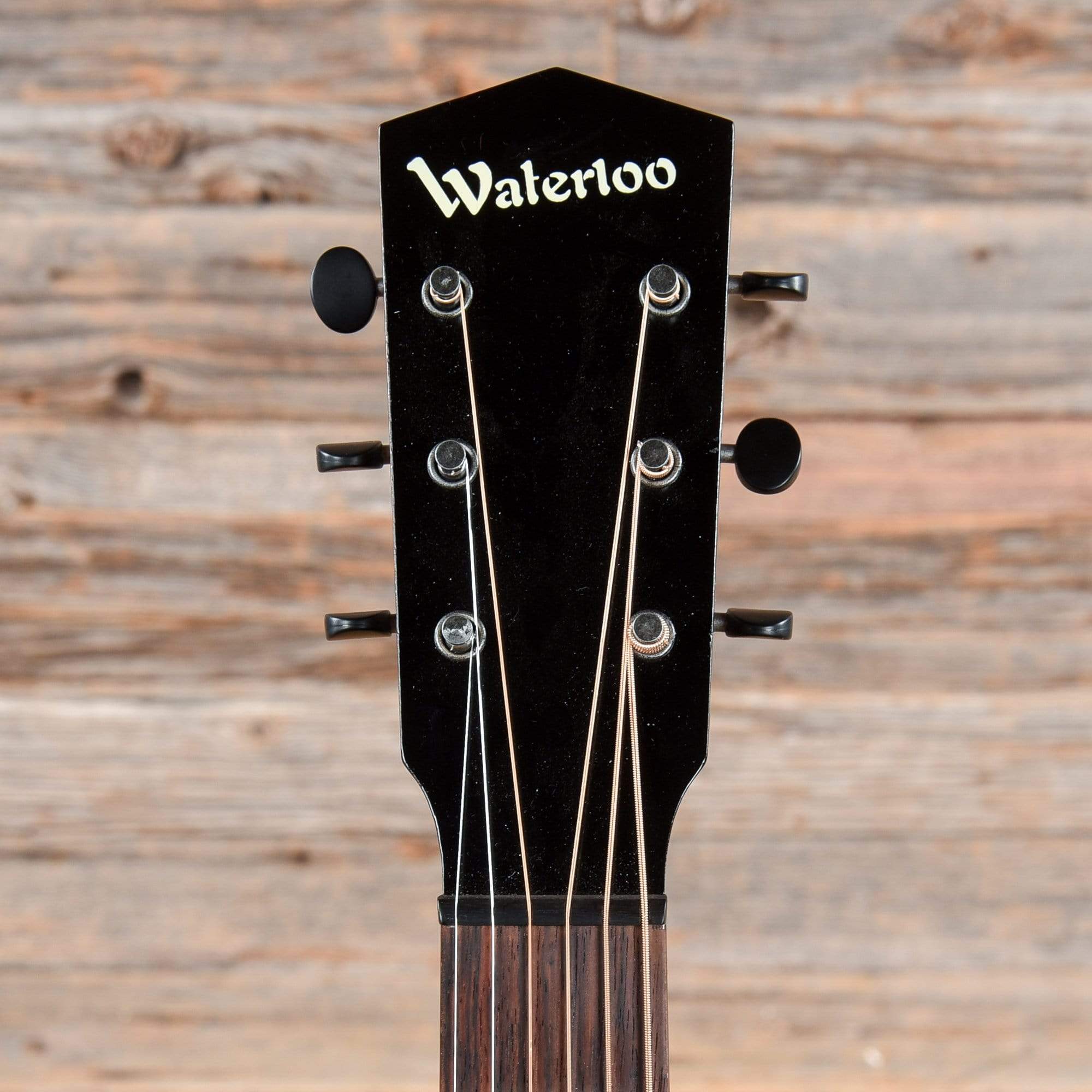 Waterloo WL-12 12-Fret Jet Black LEFTY Acoustic Guitars / Parlor