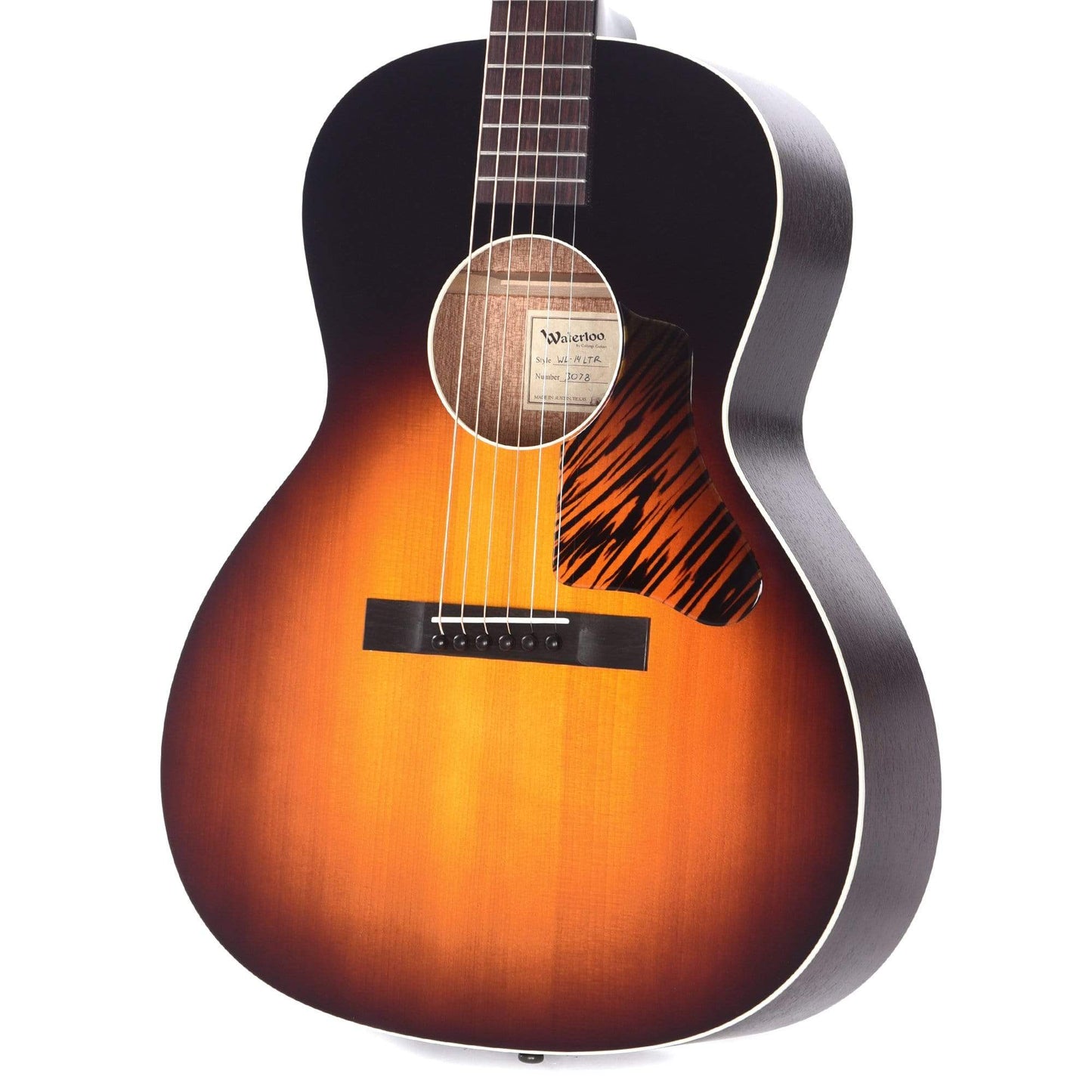 Waterloo WL-14 Ladder Braced Oval Neck Vintage Sunburst Acoustic Guitars / Parlor