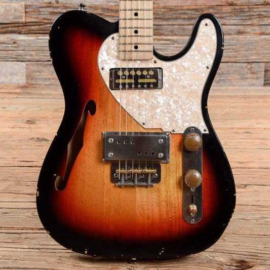 Waterslide Thinline T-Style Korina Sunburst 2018 Electric Guitars / Semi-Hollow