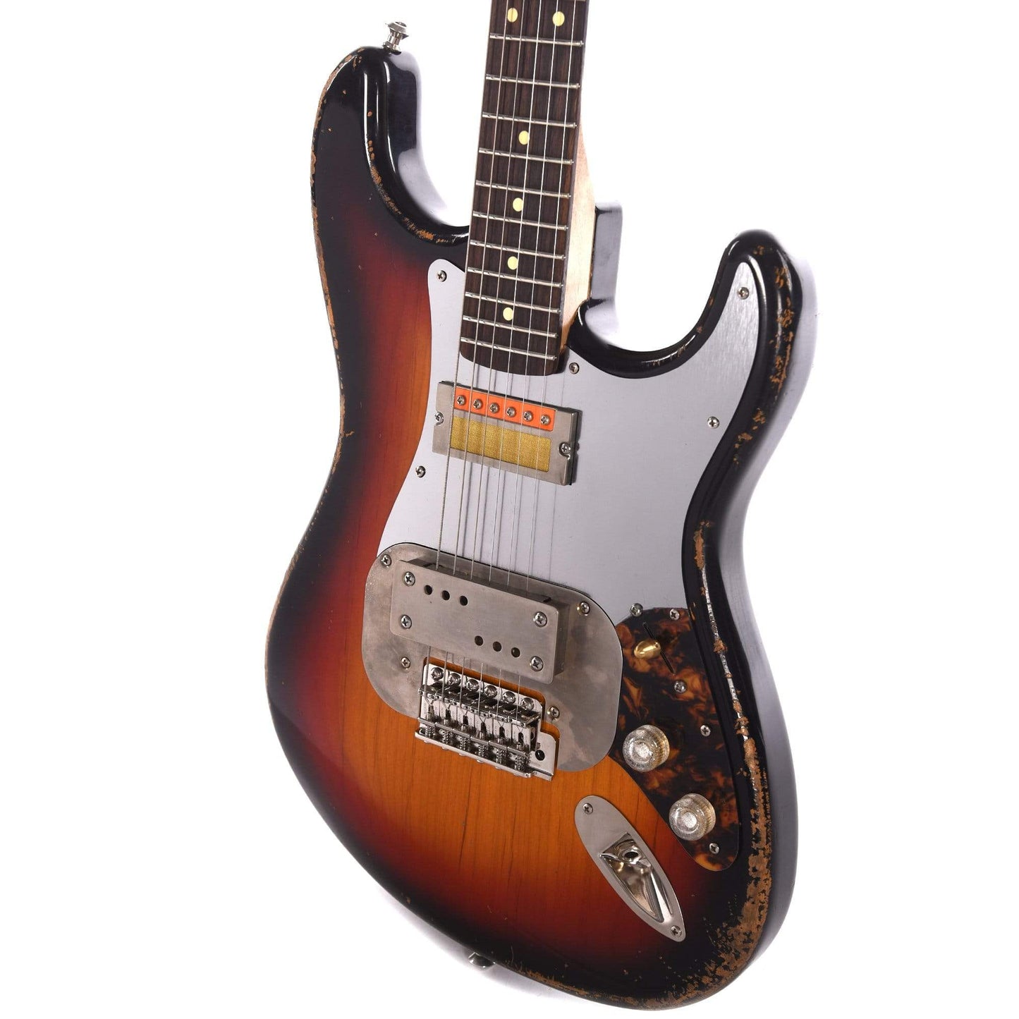 Waterslide Coodercaster 3-Tone Sunburst w/Roasted Maple Neck Electric Guitars / Solid Body