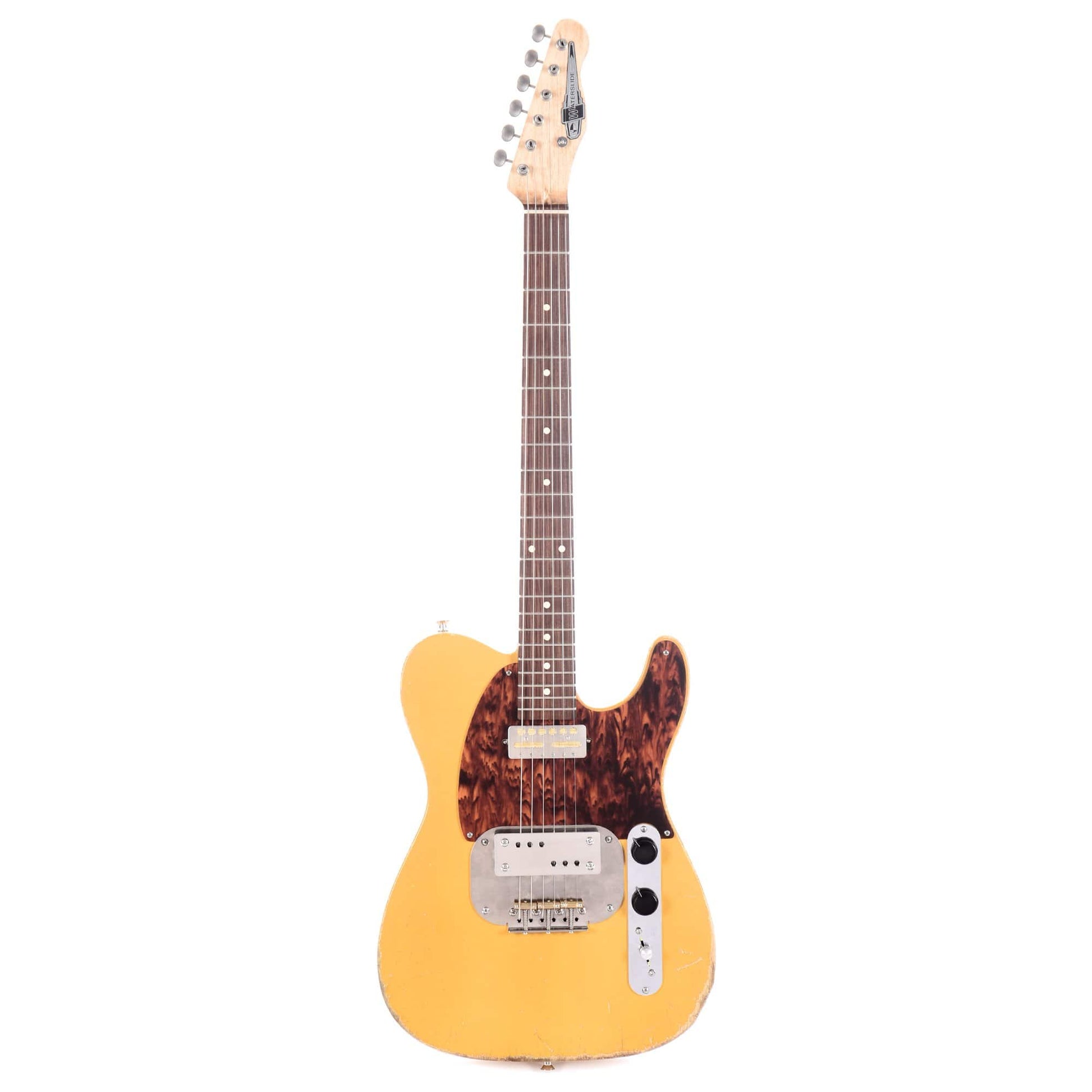 Waterslide Coodercaster T-Style Aged Butterscotch Blonde w/Mojo Lap Steel & Gold Foil Pickups Electric Guitars / Solid Body