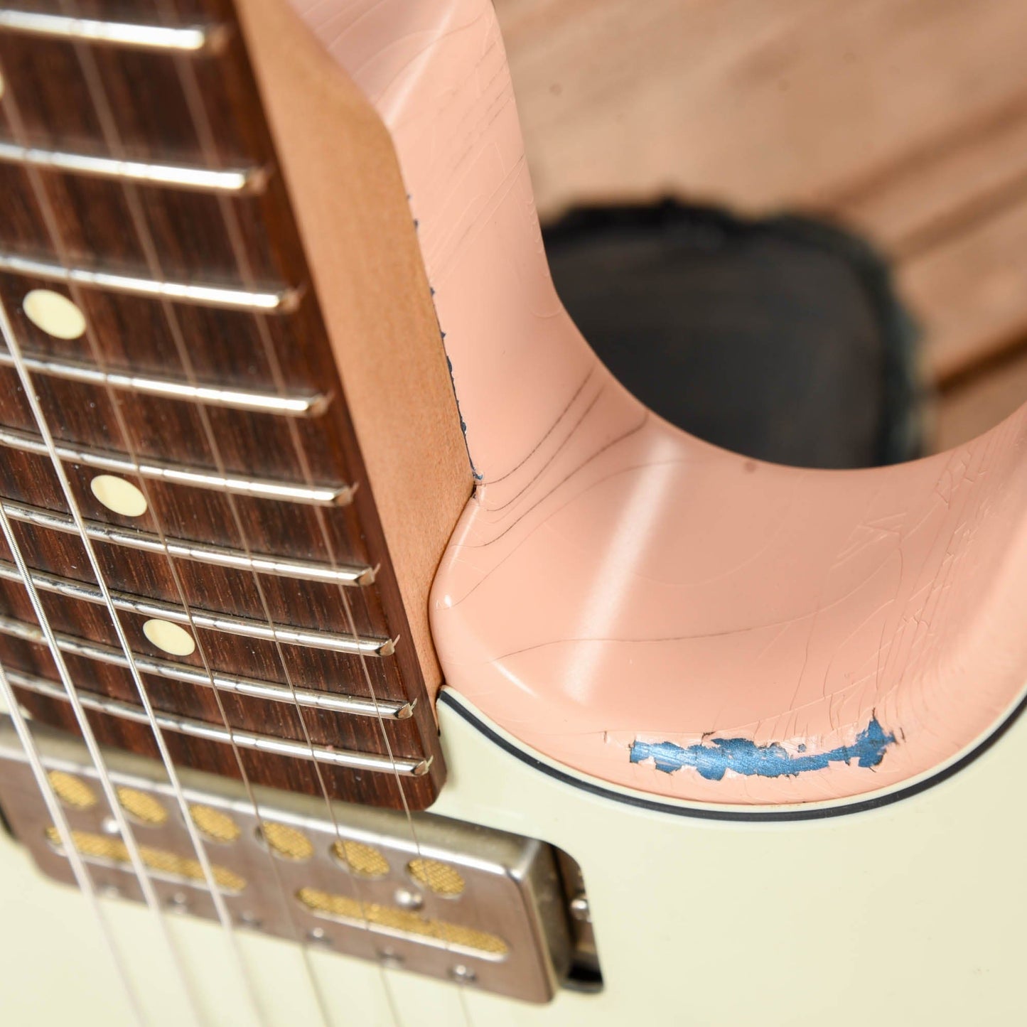 Waterslide "Coodercaster" T-Style Pink Over Flower 2020 Electric Guitars / Solid Body