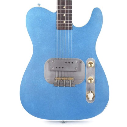 Waterslide E-Style Coodercaster Aged Lake Placid Blue Nitro w/Mojo Lap Steel Pickup Electric Guitars / Solid Body