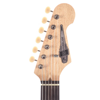 Waterslide Offset Aged Black w/Mojo P.A.B. Pickups, Staytrem Bridge, & Descendent Vibrato Electric Guitars / Solid Body