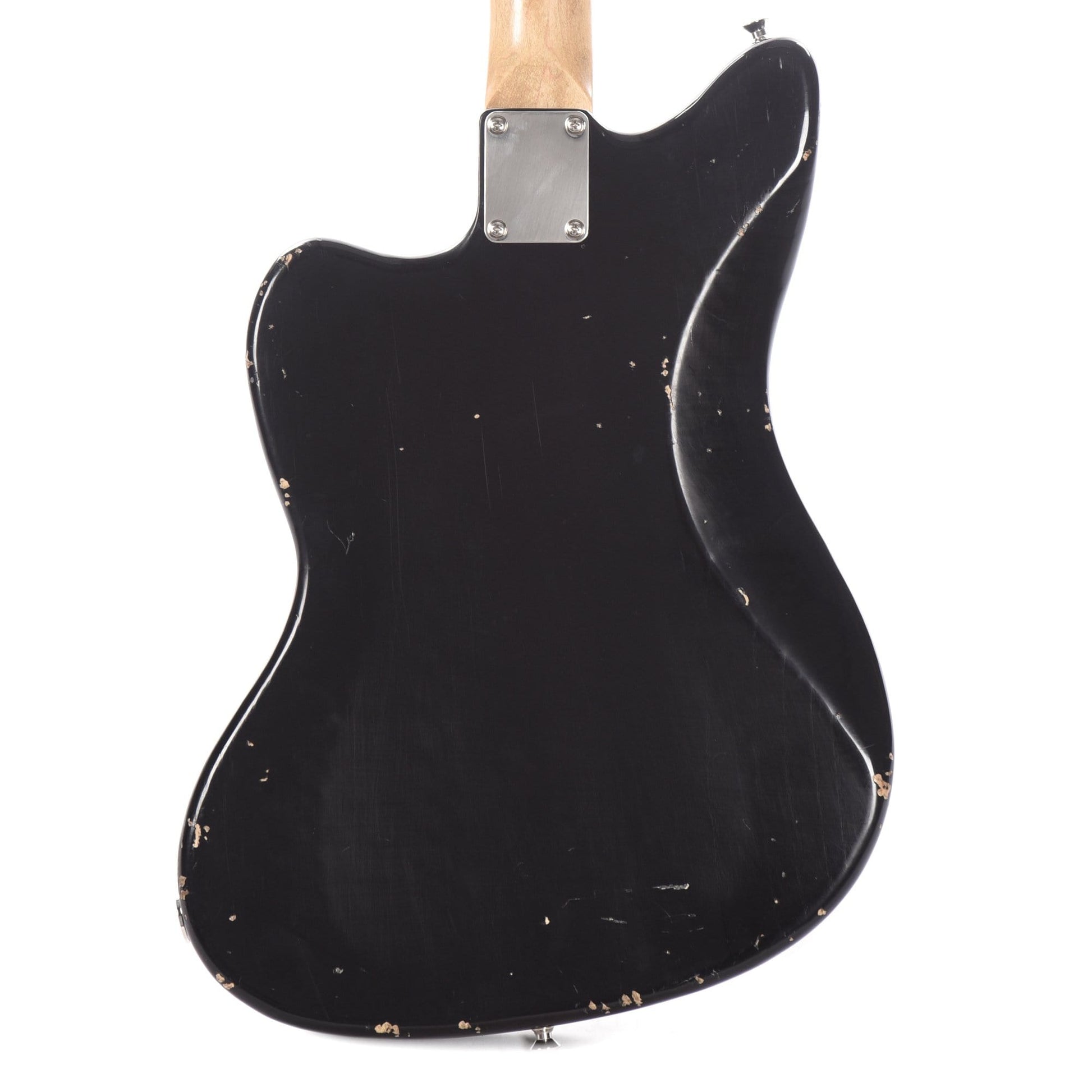 Waterslide Offset Aged Black w/Mojo P.A.B. Pickups, Staytrem Bridge, & Descendent Vibrato Electric Guitars / Solid Body