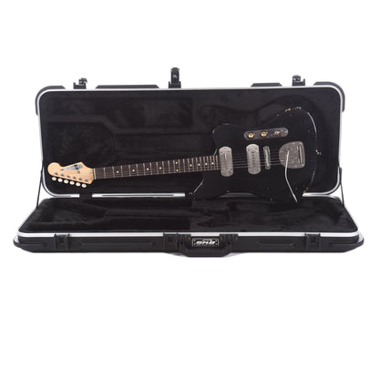 Waterslide Offset Aged Black w/Mojo P.A.B. Pickups, Staytrem Bridge, & Descendent Vibrato Electric Guitars / Solid Body