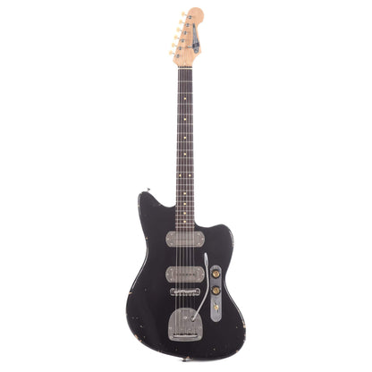 Waterslide Offset Aged Black w/Mojo P.A.B. Pickups, Staytrem Bridge, & Descendent Vibrato Electric Guitars / Solid Body