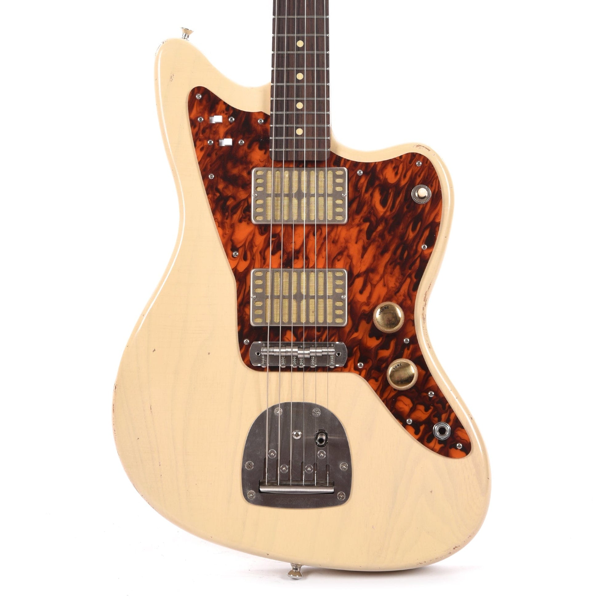 Waterslide Offset Aged Blonde Nitro w/Mojo Pickups Dual Foil Pickups Electric Guitars / Solid Body