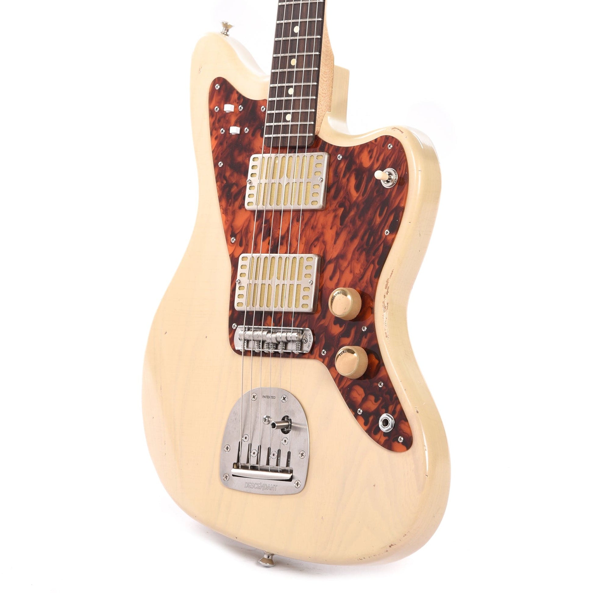 Waterslide Offset Aged Blonde Nitro w/Mojo Pickups Dual Foil Pickups Electric Guitars / Solid Body