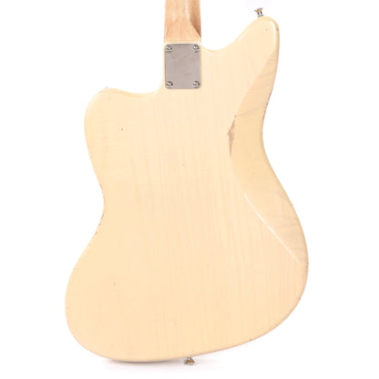 Waterslide Offset Aged Blonde Nitro w/Mojo Pickups Dual Foil Pickups Electric Guitars / Solid Body