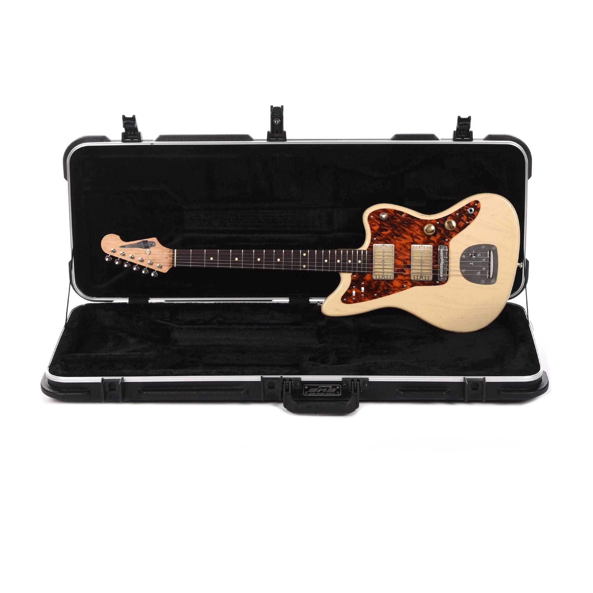 Waterslide Offset Aged Blonde Nitro w/Mojo Pickups Dual Foil Pickups Electric Guitars / Solid Body