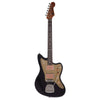 Waterslide Offset Black w/Flame Maple Neck & Mojo Dual Foils Electric Guitars / Solid Body