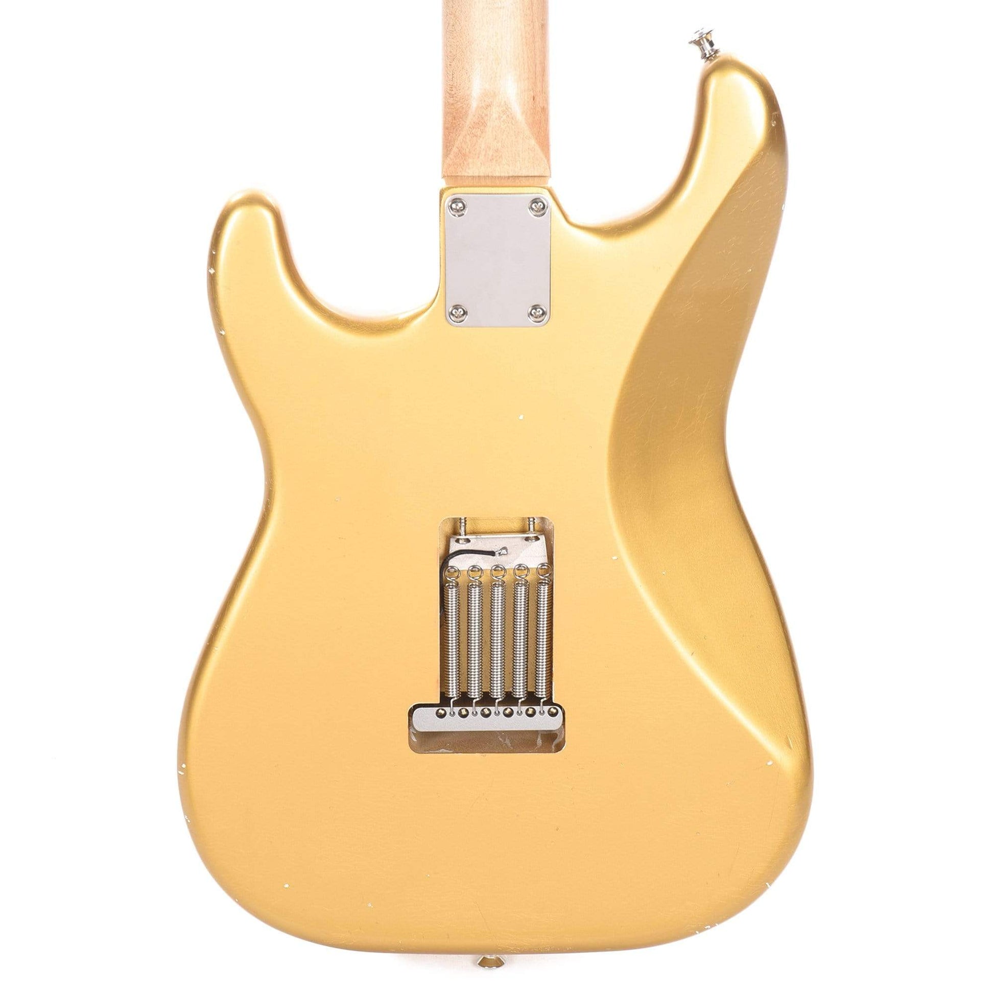 Waterslide S-Style Coodercaster Aged Aztec Gold w/Mojo Lap Steel & Gold Foil Electric Guitars / Solid Body