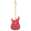 Waterslide S-Style Coodercaster Aged Faded Fiesta Red w/Mojo Lap Steel & Gold Foil Pickups Electric Guitars / Solid Body