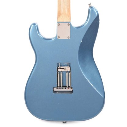 Waterslide S-Style Coodercaster Aged Lake Placid Blue w/Firestripe Pickguard & Mojo Dual Foil Pickups Electric Guitars / Solid Body