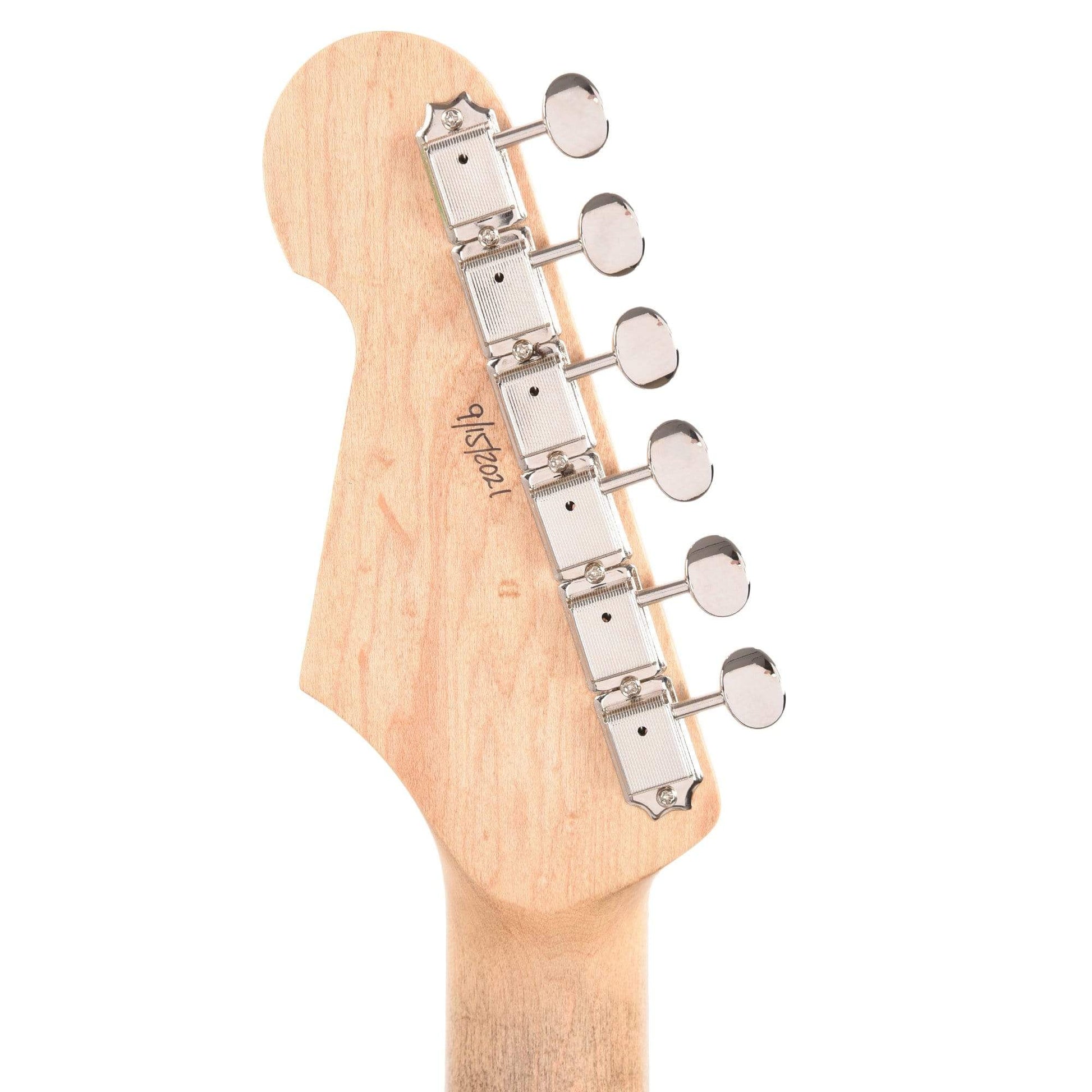 Waterslide S-Style Coodercaster Aged Lake Placid Blue w/Firestripe Pickguard & Mojo Dual Foil Pickups Electric Guitars / Solid Body