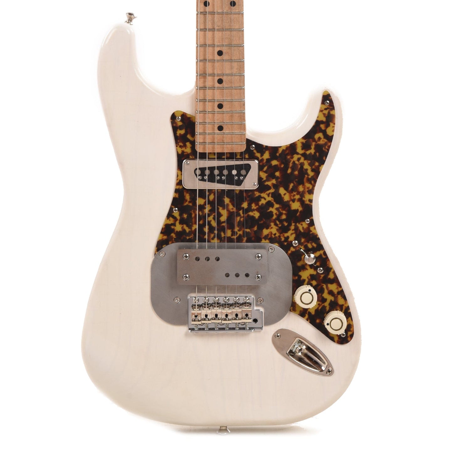 Waterslide S-Style Coodercaster Aged White Blonde Nitro w/Mojo Lap Steel Pickup Electric Guitars / Solid Body