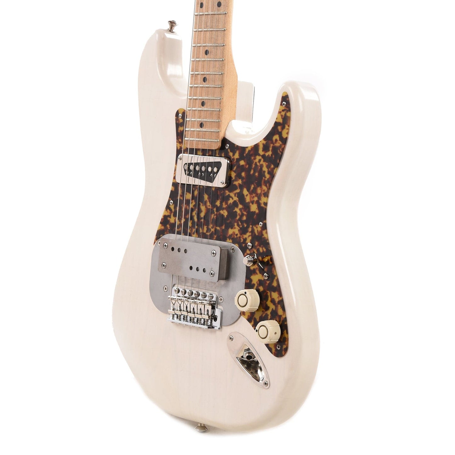 Waterslide S-Style Coodercaster Aged White Blonde Nitro w/Mojo Lap Steel Pickup Electric Guitars / Solid Body