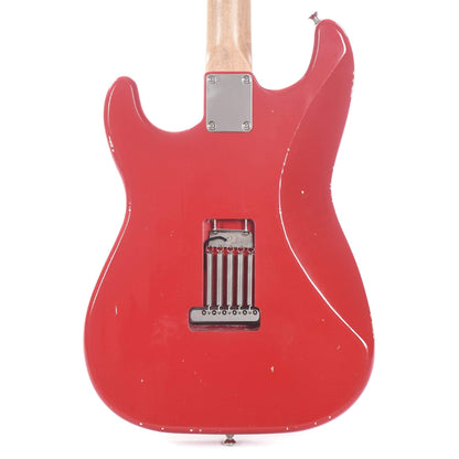 Waterslide S-Style Coodercaster Dakota Red w/Mojo Lap Steel & Gold Foil Pickup Electric Guitars / Solid Body