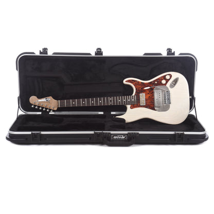 Waterslide S-Style Coodercaster White Blonde w/Mojo Lap Steel & Gold Foil Pickups Electric Guitars / Solid Body