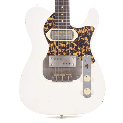 Waterslide T-Style Coodercaster Olympic White w/Mojo Lap Steel & Gold Foil Pickups Electric Guitars / Solid Body