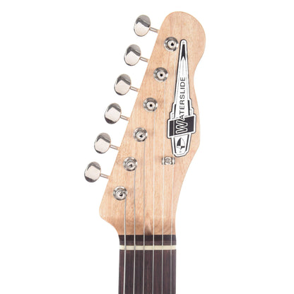 Waterslide T-Style Coodercaster Olympic White w/Mojo Lap Steel & Gold Foil Pickups Electric Guitars / Solid Body
