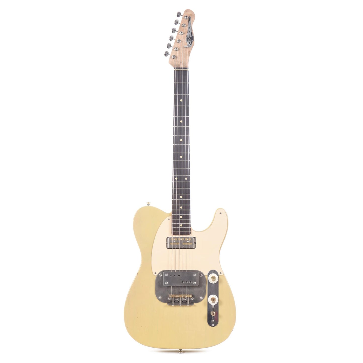 Waterslide T-Style Coodercaster Swamp Ash Blonde w/Mojo Lap Steel & Gold Foil Pickup Electric Guitars / Solid Body
