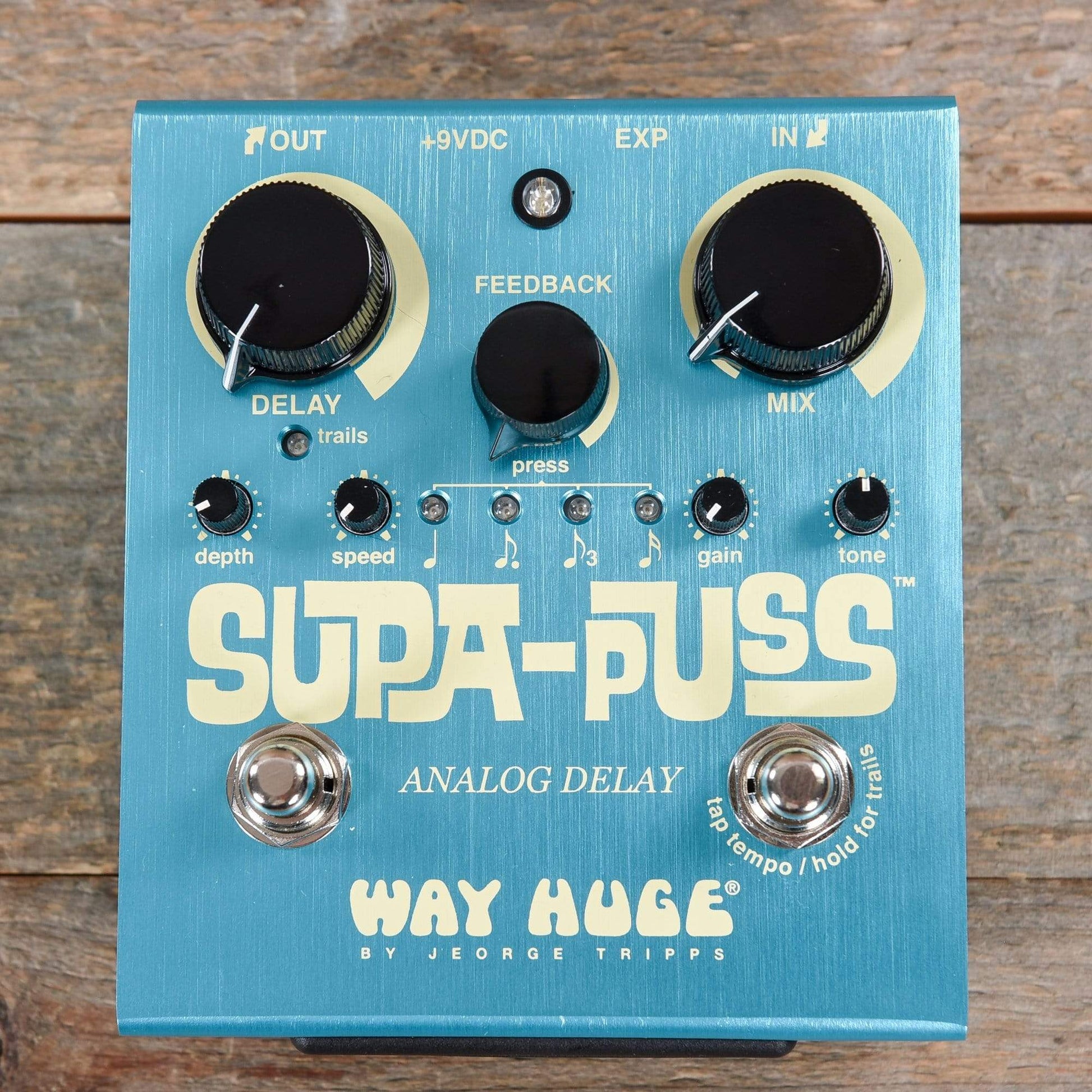 Way Huge WHE707 Supa-Puss Analog Delay w/Tap Tempo Effects and Pedals / Delay