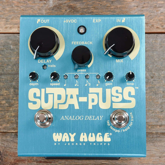 Way Huge WHE707 Supa-Puss Analog Delay w/Tap Tempo Effects and Pedals / Delay