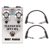 Way Huge Smalls Overrated Special Overdrive w/RockBoard Flat Patch Cables Bundle Effects and Pedals / Overdrive and Boost
