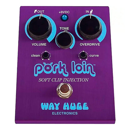 Way Huge WHE201 Pork Loin Overdrive Bundle w/ Truetone 1 Spot Space Saving 9v Adapter Effects and Pedals / Overdrive and Boost
