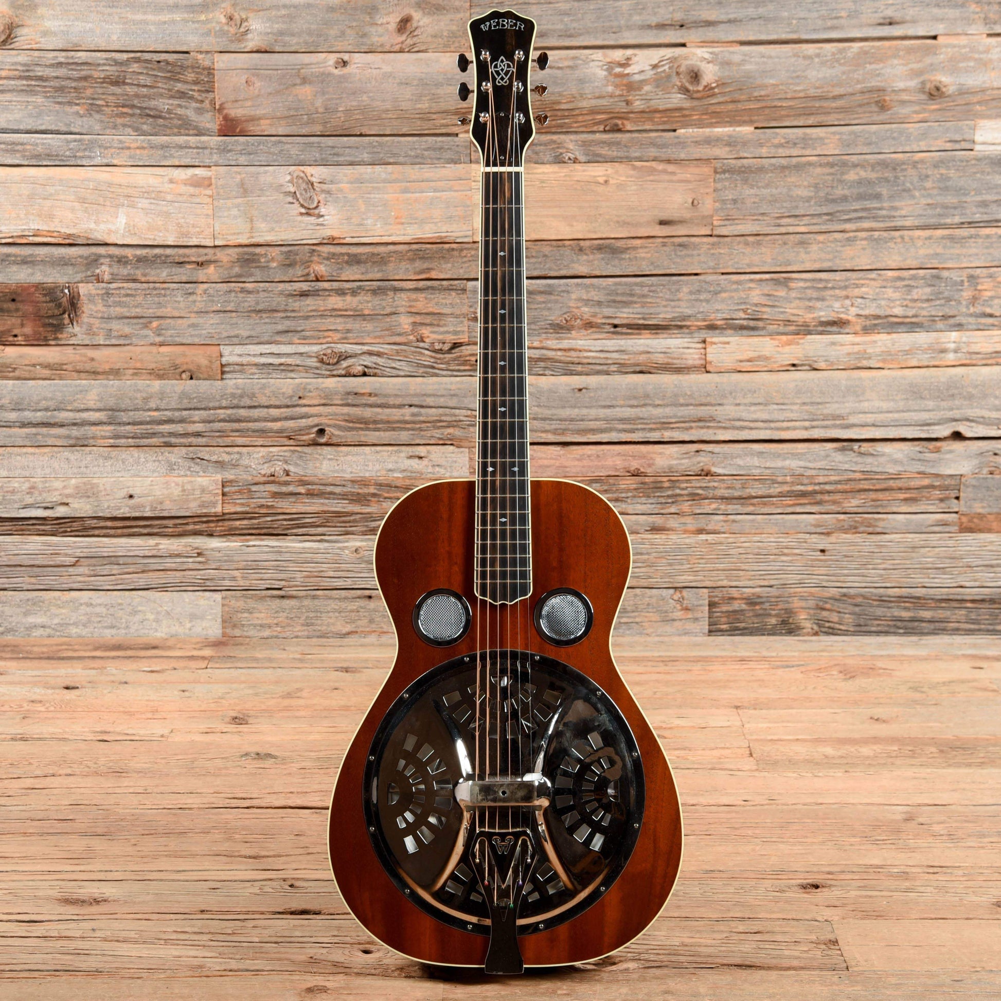 Weber Mandolins Vigilante Resophonic Round Neck Natural Acoustic Guitars / Resonator