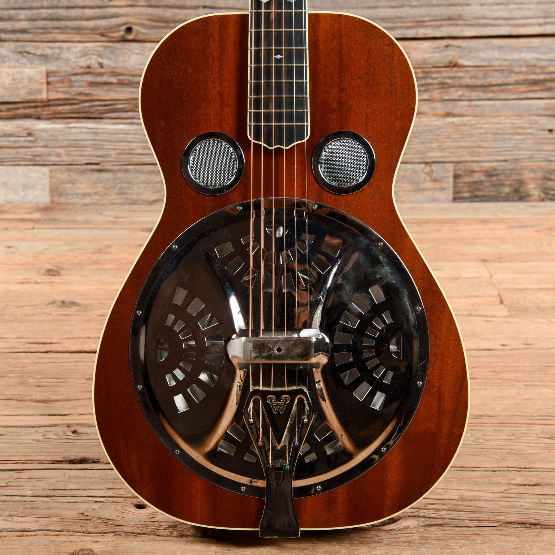Weber Mandolins Vigilante Resophonic Round Neck Natural Acoustic Guitars / Resonator
