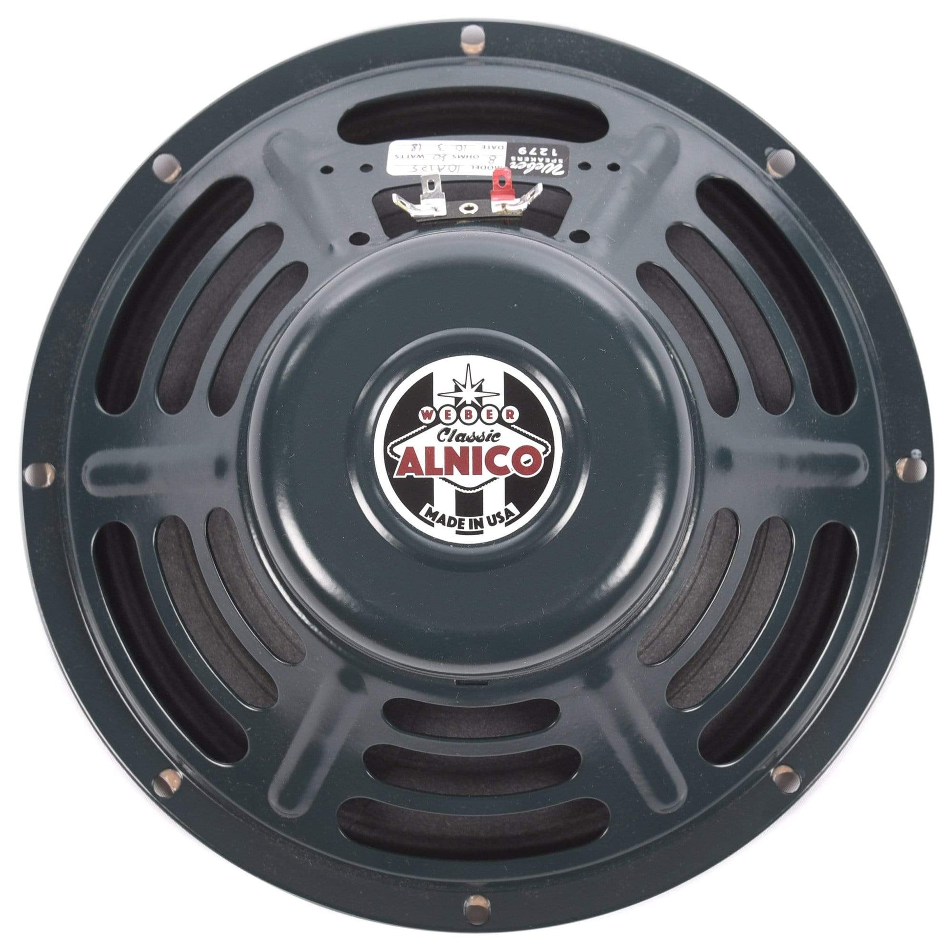 Weber Vintage Series 10A125 AlNiCo Magnet Speaker 10 Inch 8 OHM 30W Parts / Replacement Speakers
