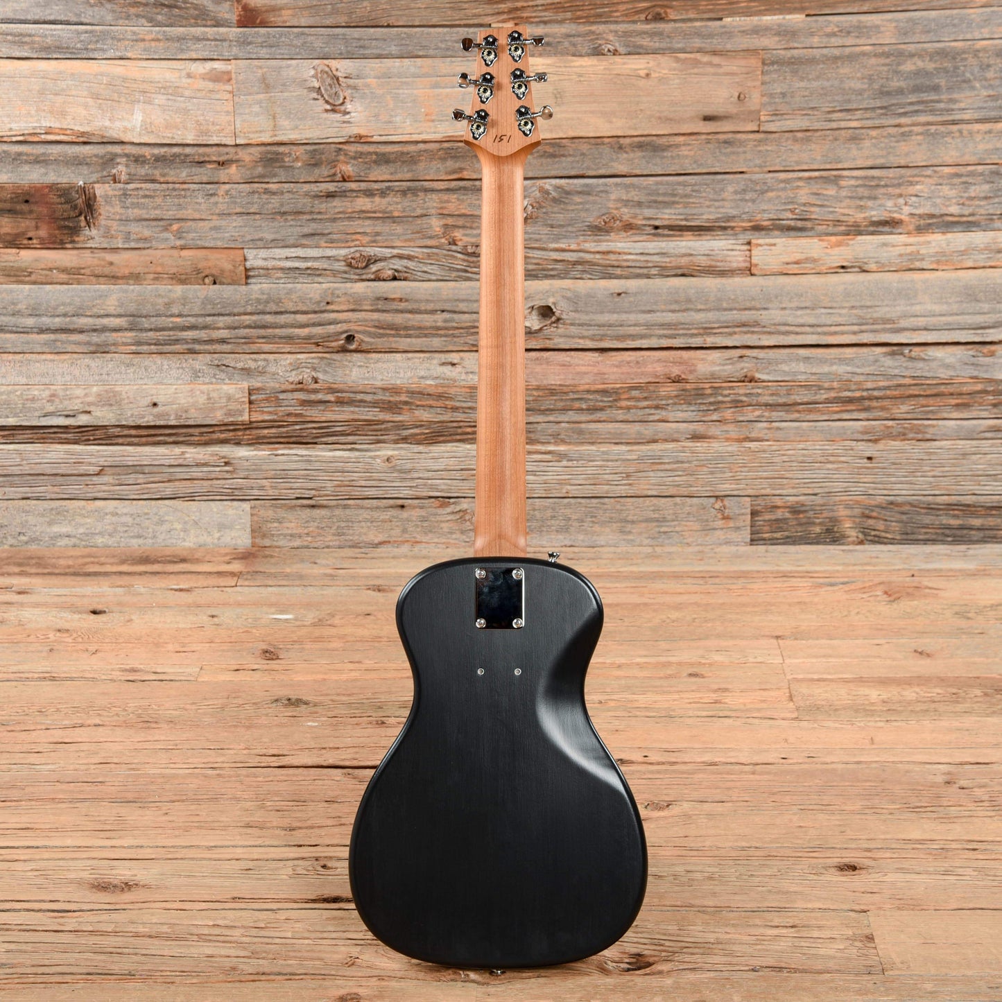 Weir Poorboy Satin Black Electric Guitars / Solid Body