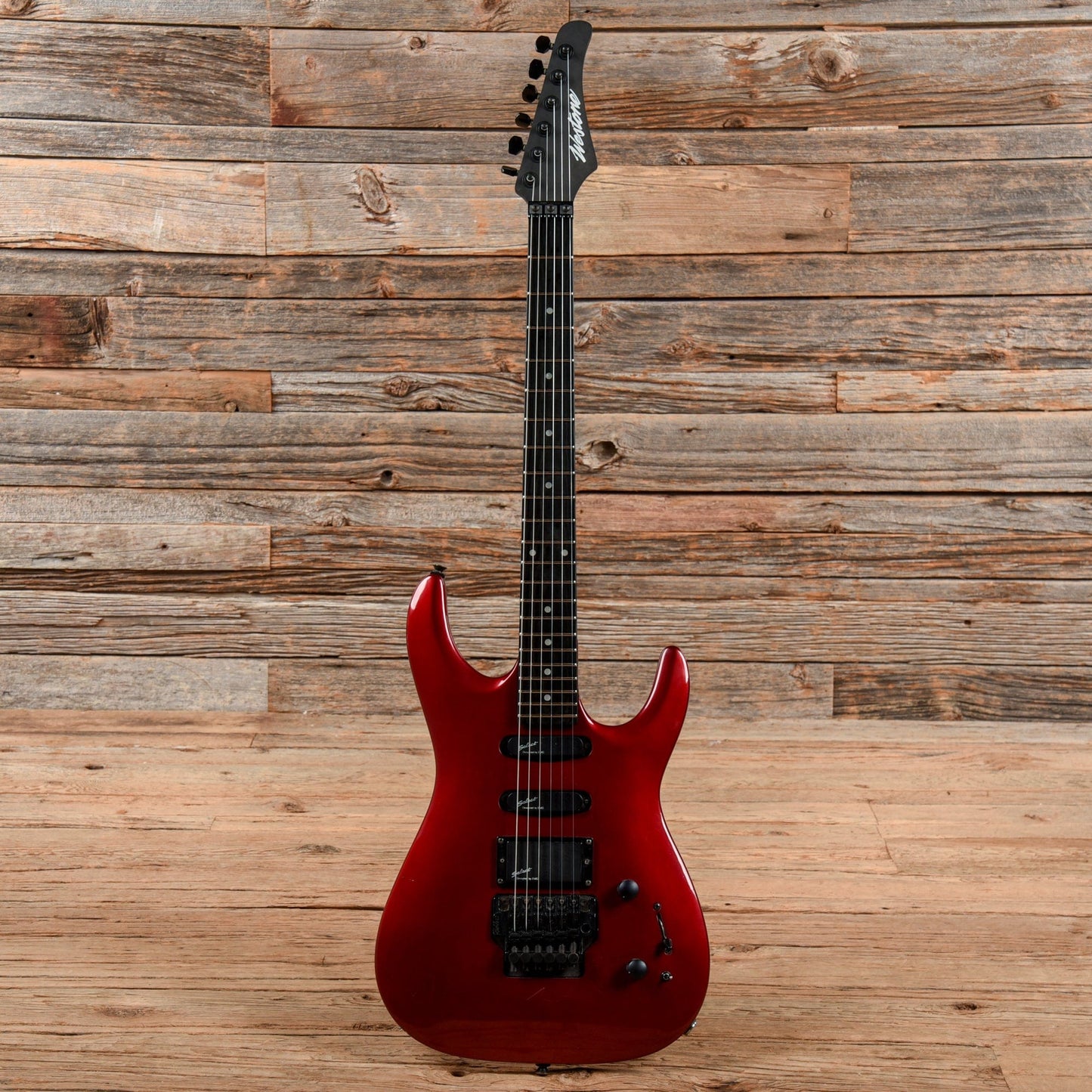 Westone Modulus Villain Metallic Red 1990 Electric Guitars / Solid Body