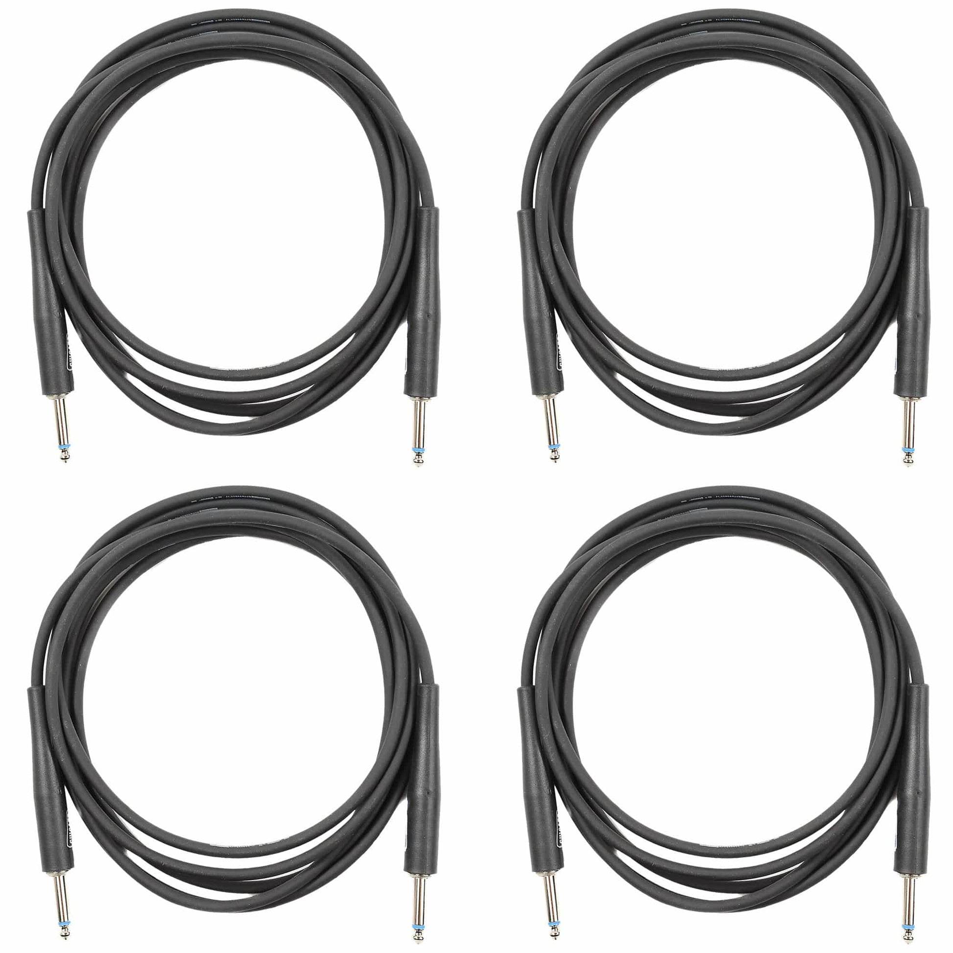 Whirlwind Leader Standard 10' Instrument Cable S/S 4 Pack Bundle Accessories / Cables