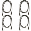 Whirlwind MIDI Cable 5-Pin 6' Black 4 Pack Bundle Accessories / Cables