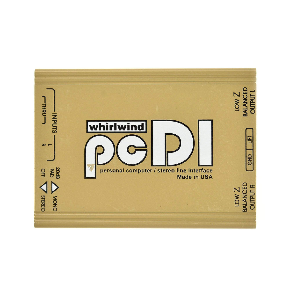 Poddi Direct Box Whirlwind PCDI Direct Box – Chicago Music Exchange