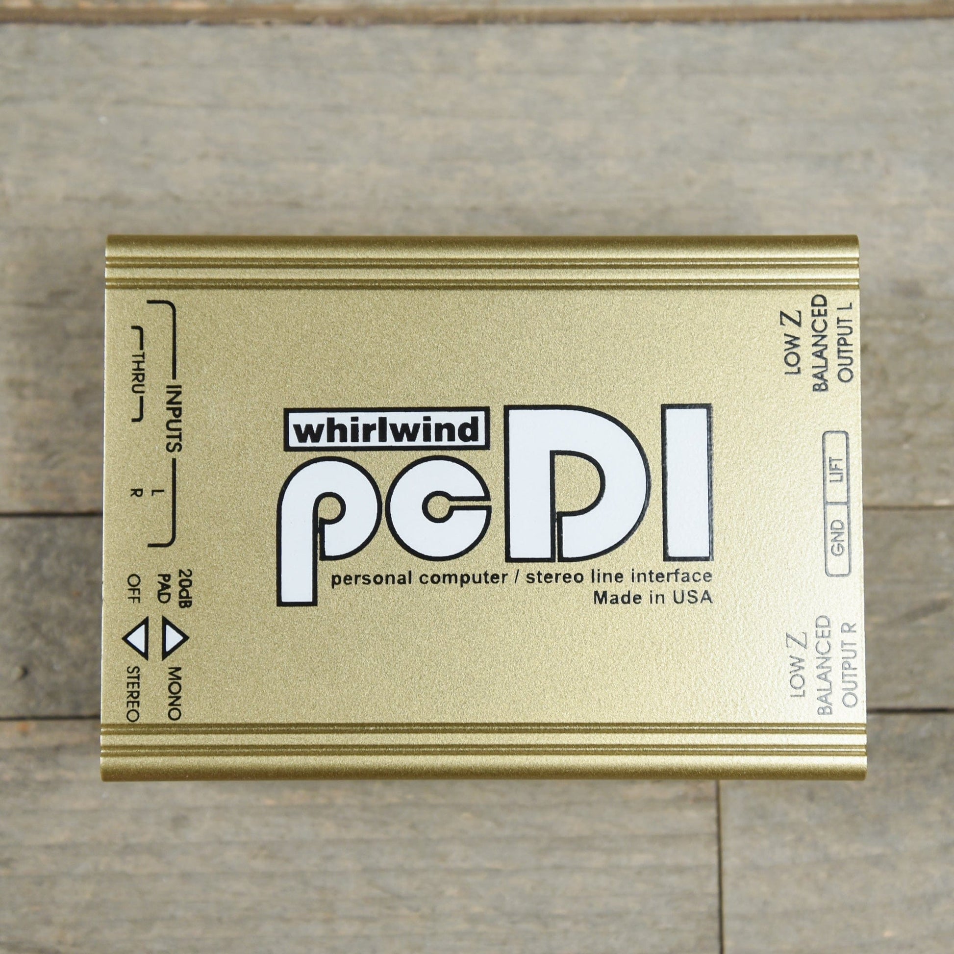 Whirlwind PCDI Direct Box Pro Audio / DI Boxes