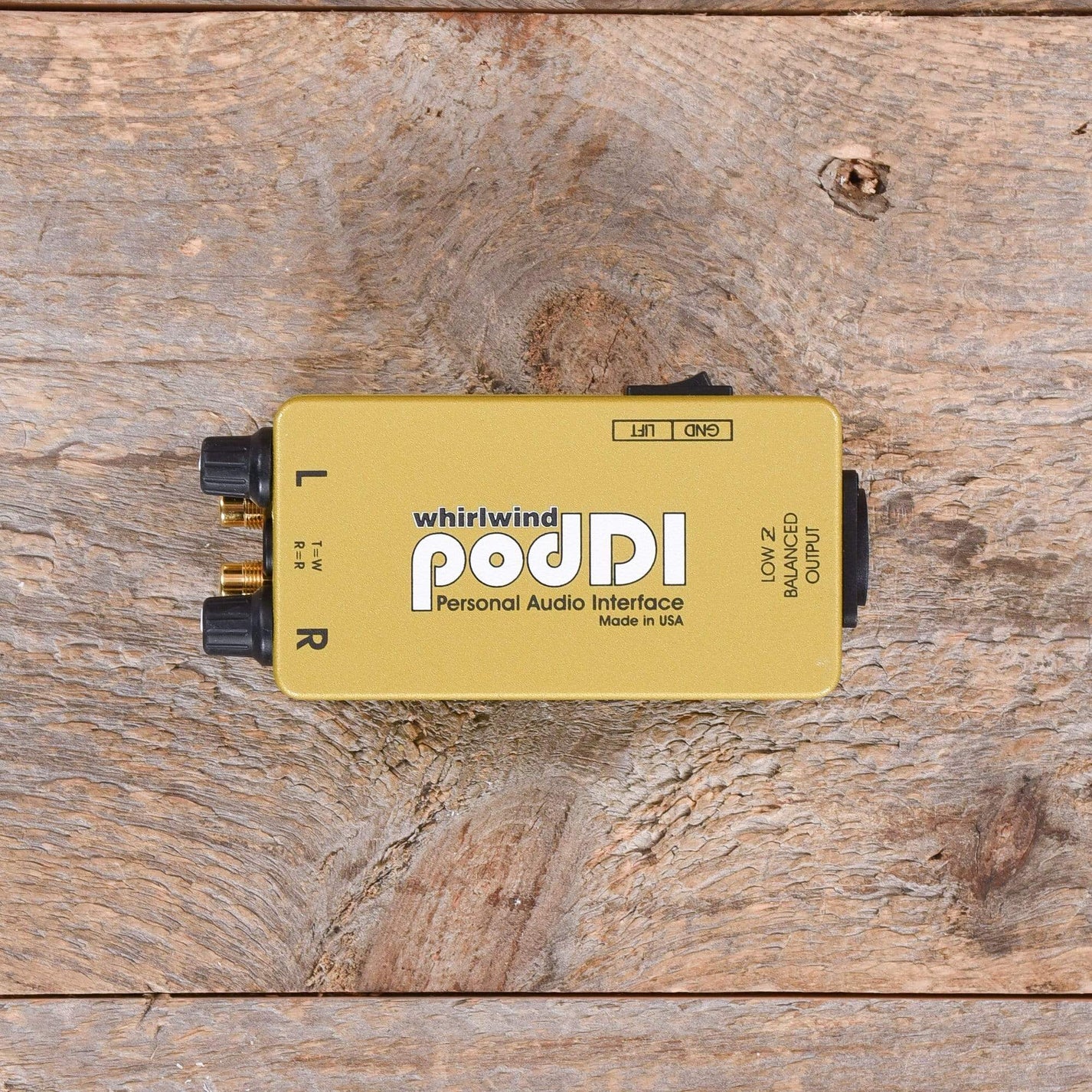 Whirlwind PodDI iPod Direct Box – Chicago Music Exchange