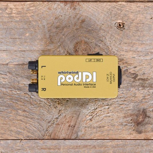 Whirlwind PodDI iPod Direct Box Pro Audio / DI Boxes