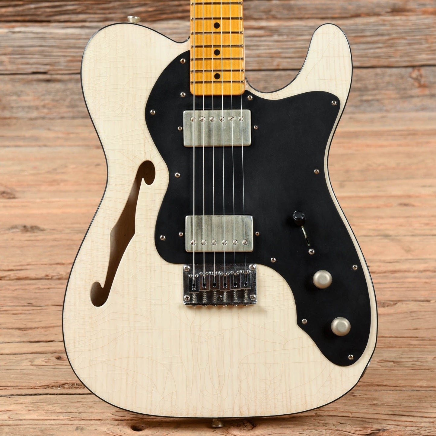 Whitfill Slimline White Blonde Electric Guitars / Semi-Hollow