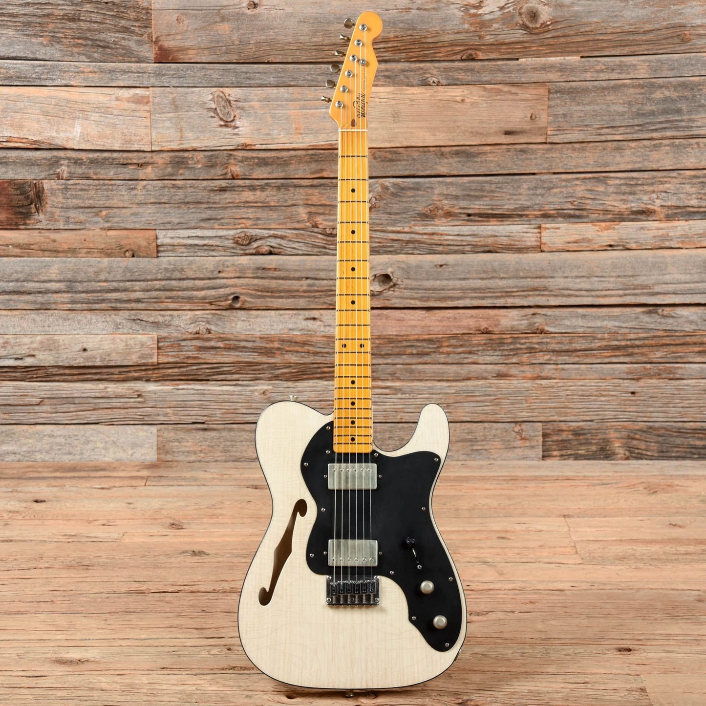 Whitfill Slimline White Blonde Electric Guitars / Semi-Hollow