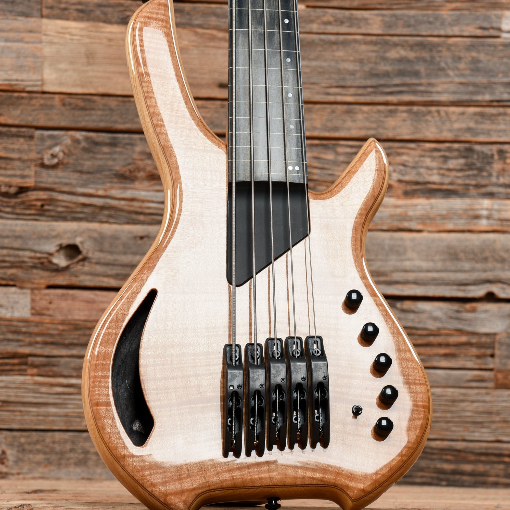Willcox Sabre VL Bass Lined Fretless Natural Bass Guitars / 5-String or More