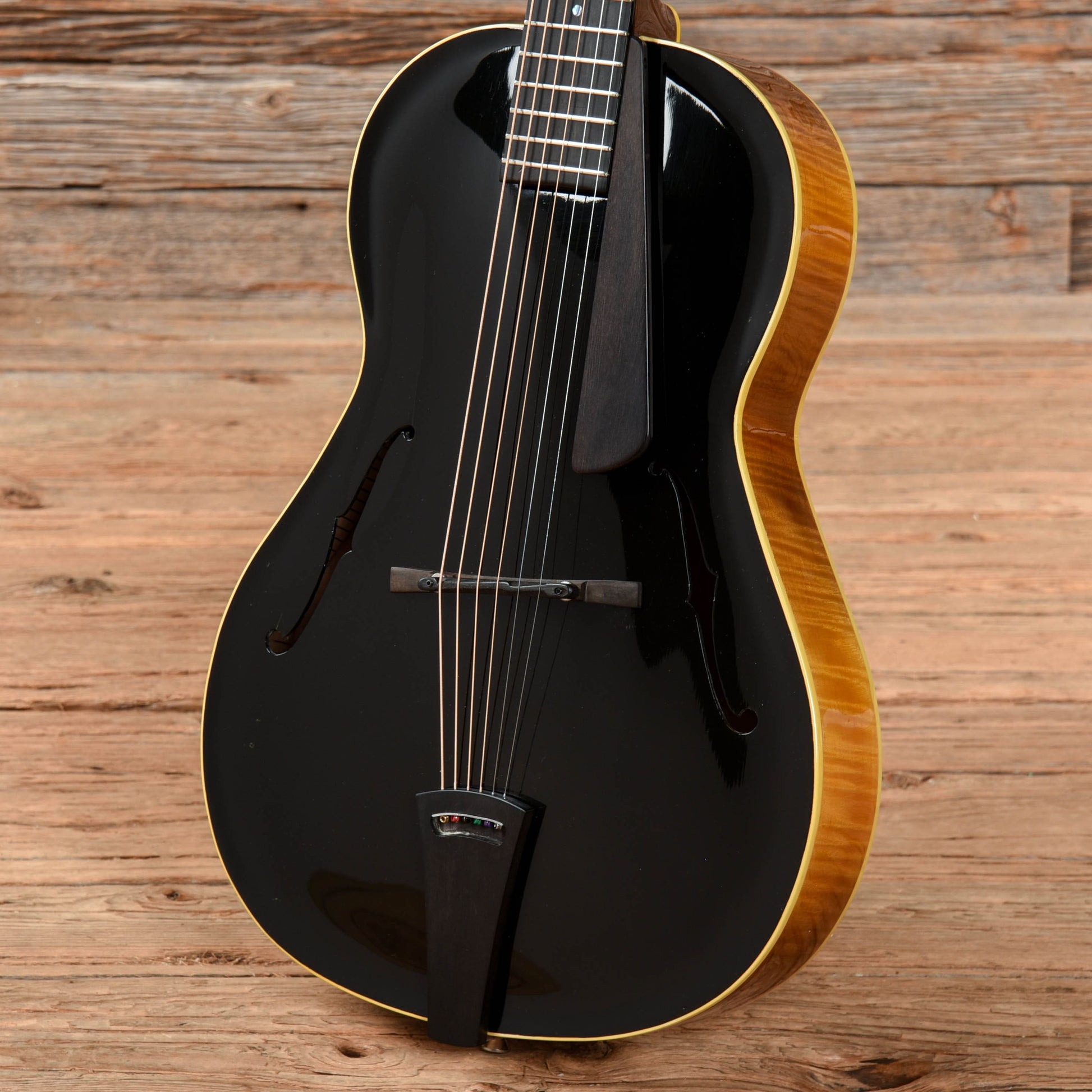 William Bussmann Archtop Transparent Black 2001 Acoustic Guitars / Archtop