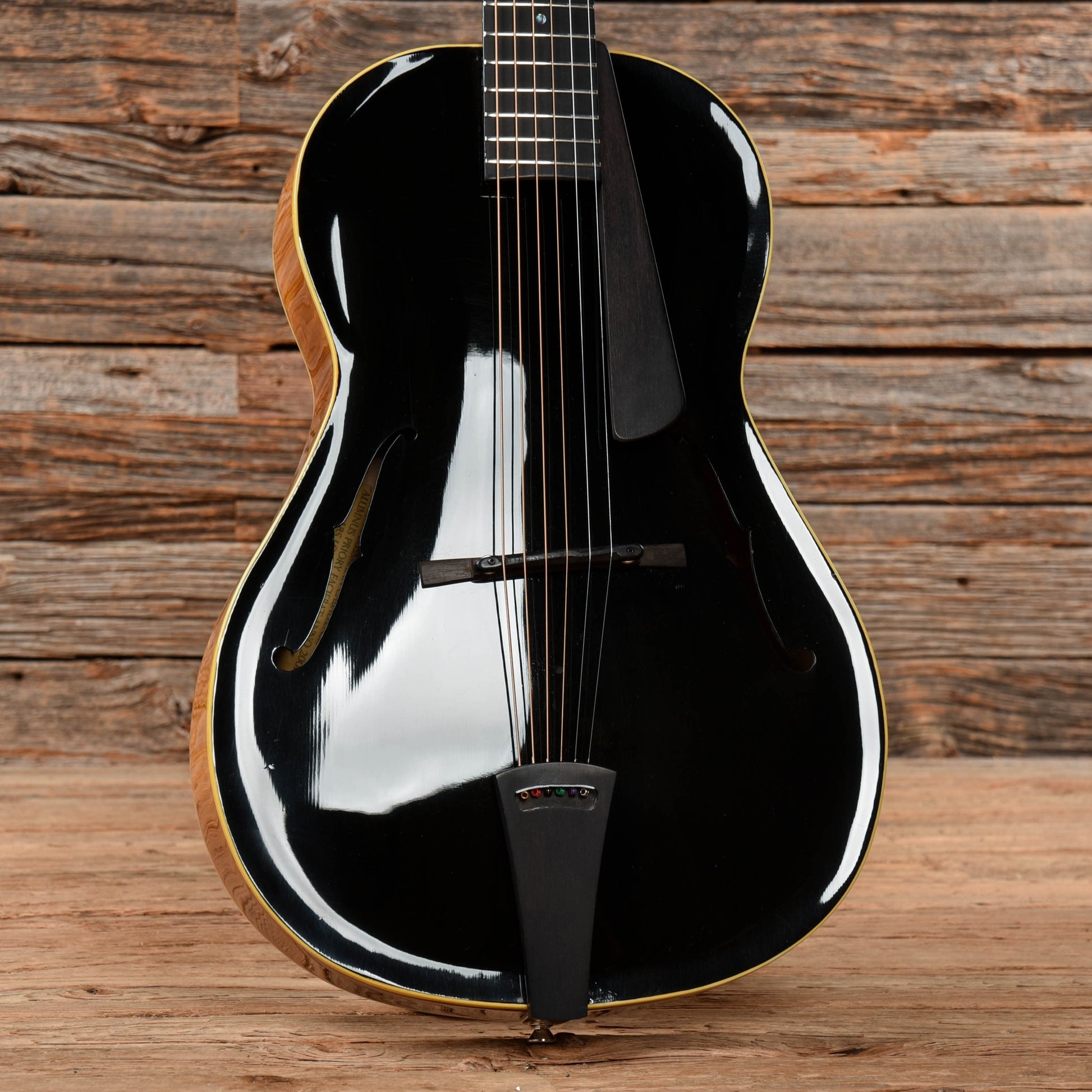 William Bussmann Archtop Transparent Black 2001 Acoustic Guitars / Archtop