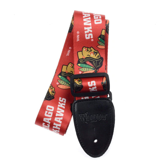 Woodrow Chicago Blackhawks Guitar Strap Accessories / Straps