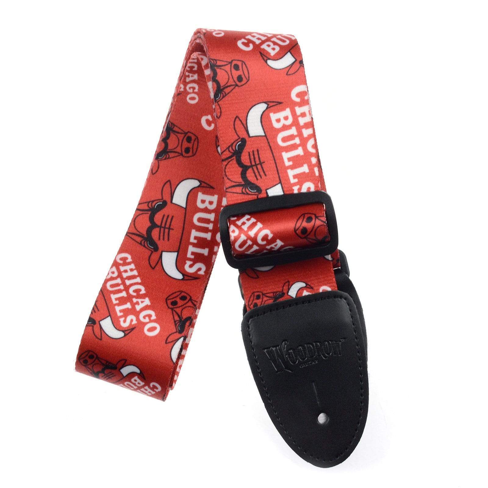 Woodrow Chicago Bulls Guitar Strap Accessories / Straps